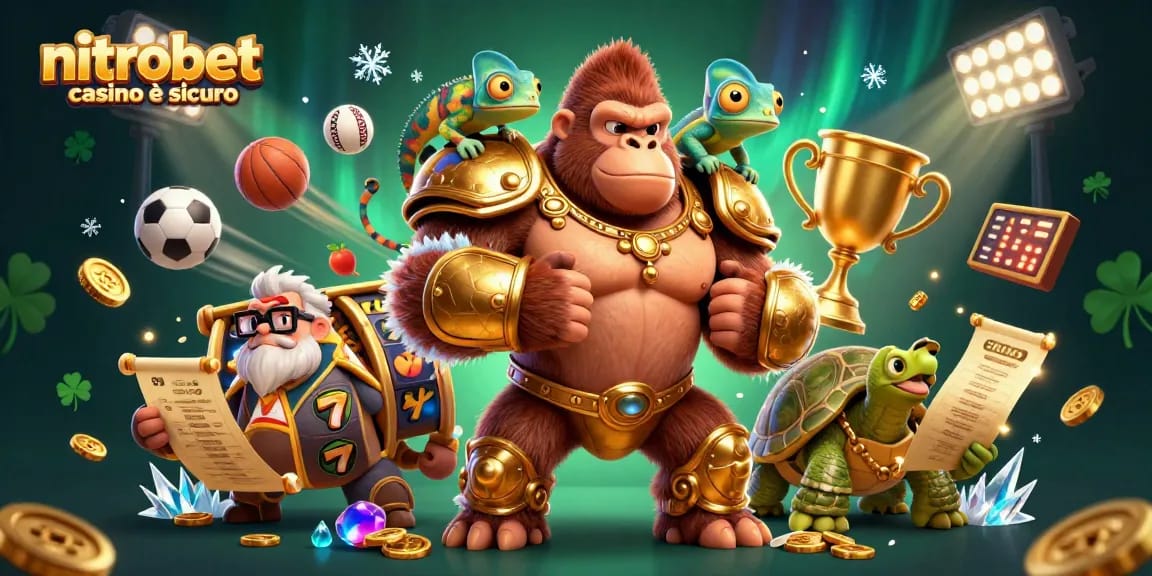 Gioca responsabilmente su NitroBet Casino è sicuro con migliaia di giochi e avventure emozionanti.